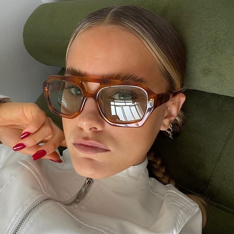 Lunettes Rétro Asymétriques Unisex