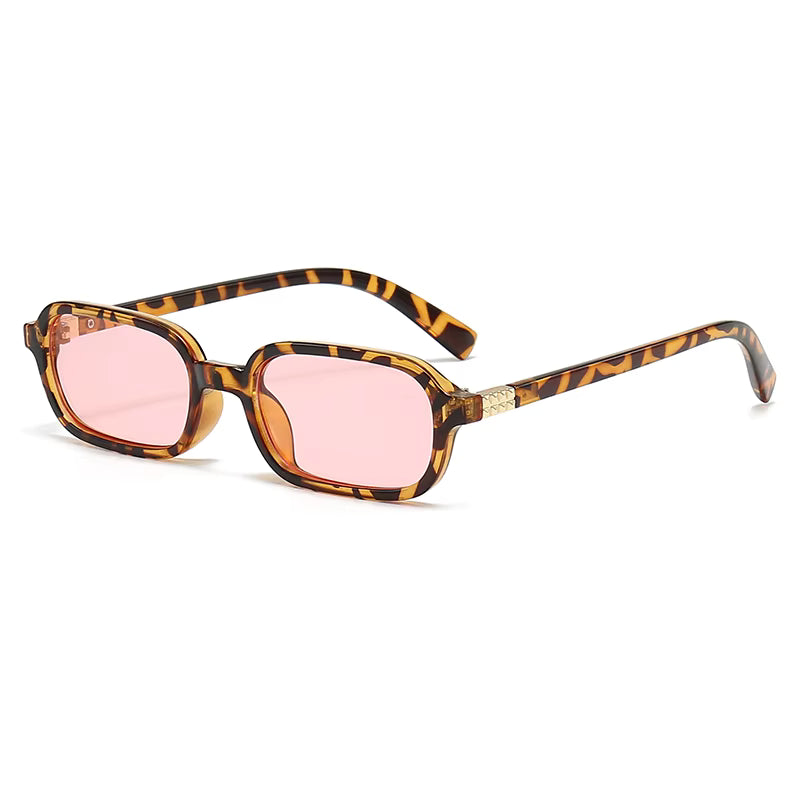 Lunettes Carrées Slim Tortoiseshell – Femme