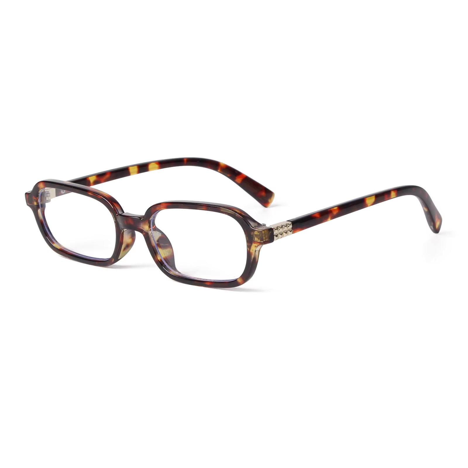 Lunettes Carrées Slim Tortoiseshell – Femme