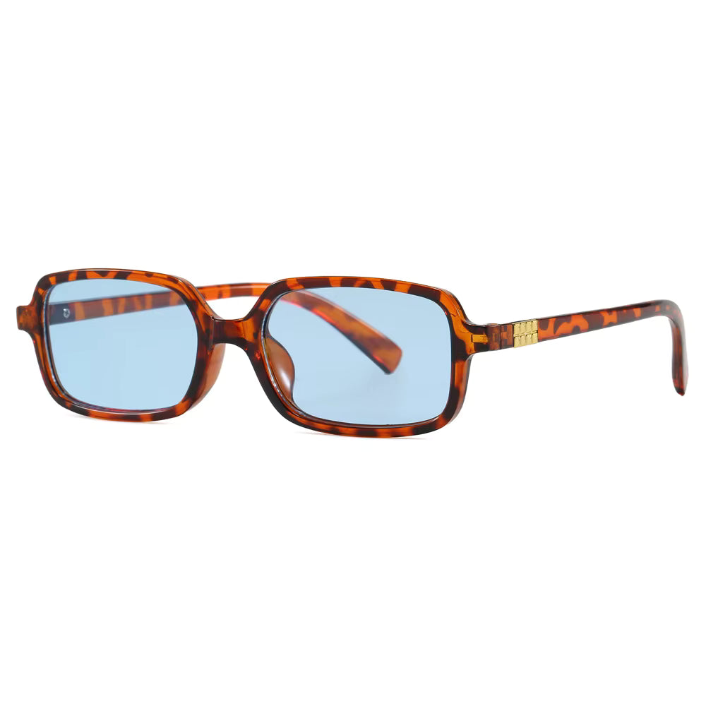 Lunettes Carrées Slim Tortoiseshell – Femme