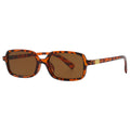 Lunettes Carrées Slim Tortoiseshell – Femme