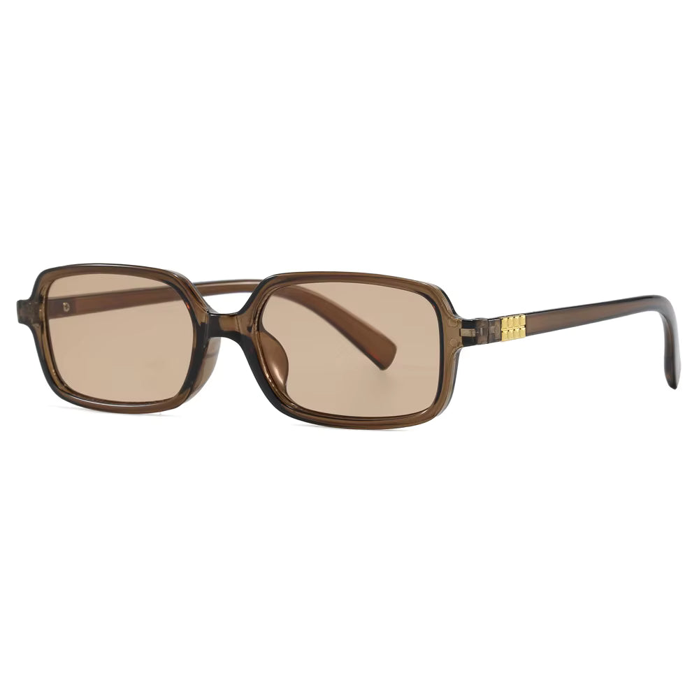 Lunettes Carrées Slim Tortoiseshell – Femme