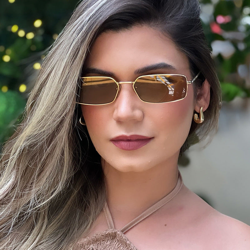 Lunettes Vintage à Monture Étroite
