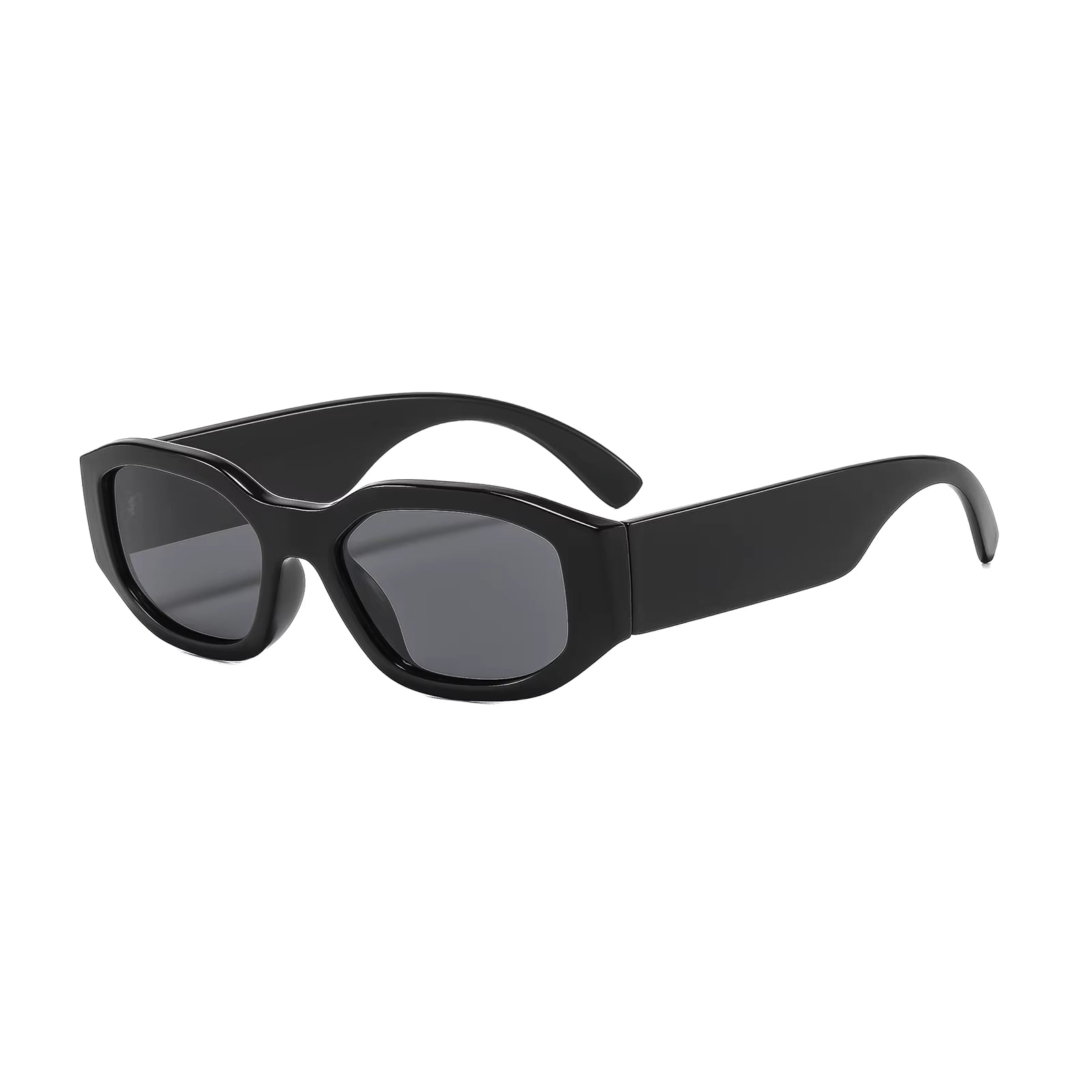 Lunettes de soleil rectangulaires polarisées – Monture écaille 2026