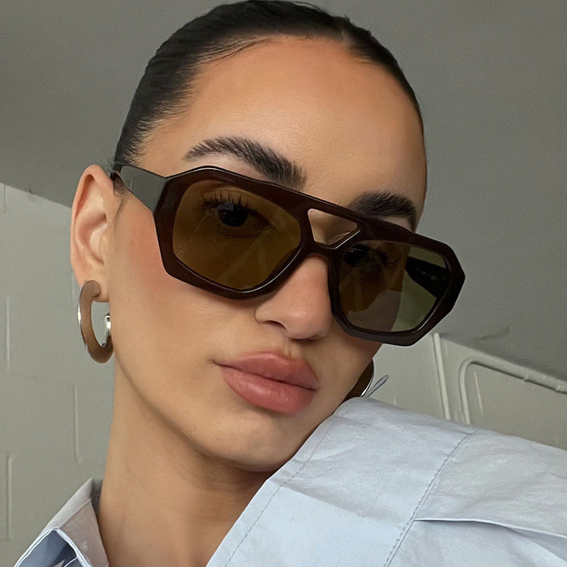 Lunettes Rétro Asymétriques Unisex